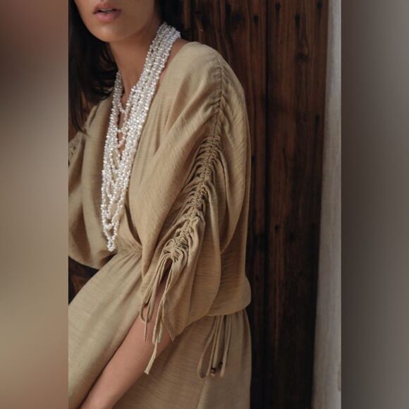 ZARA MIDI TUNIC DRESS - Picture 3 of 10